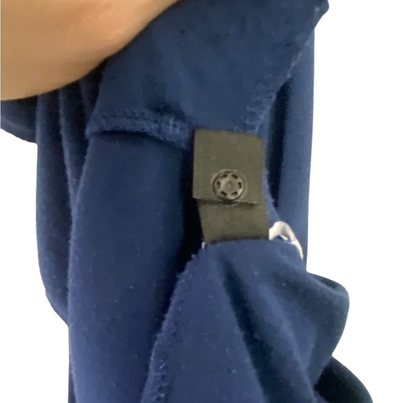 42Pops Blue Midi Dress with Crew Neck and Short Sleeves - Picture 8 of 9